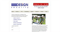 Desktop Screenshot of designsecurity.ie